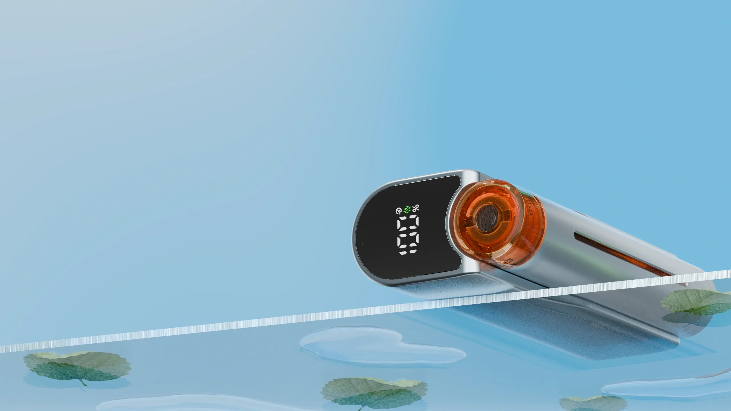 Zhithera aromatherapy diffuser releasing fine essential oil mist