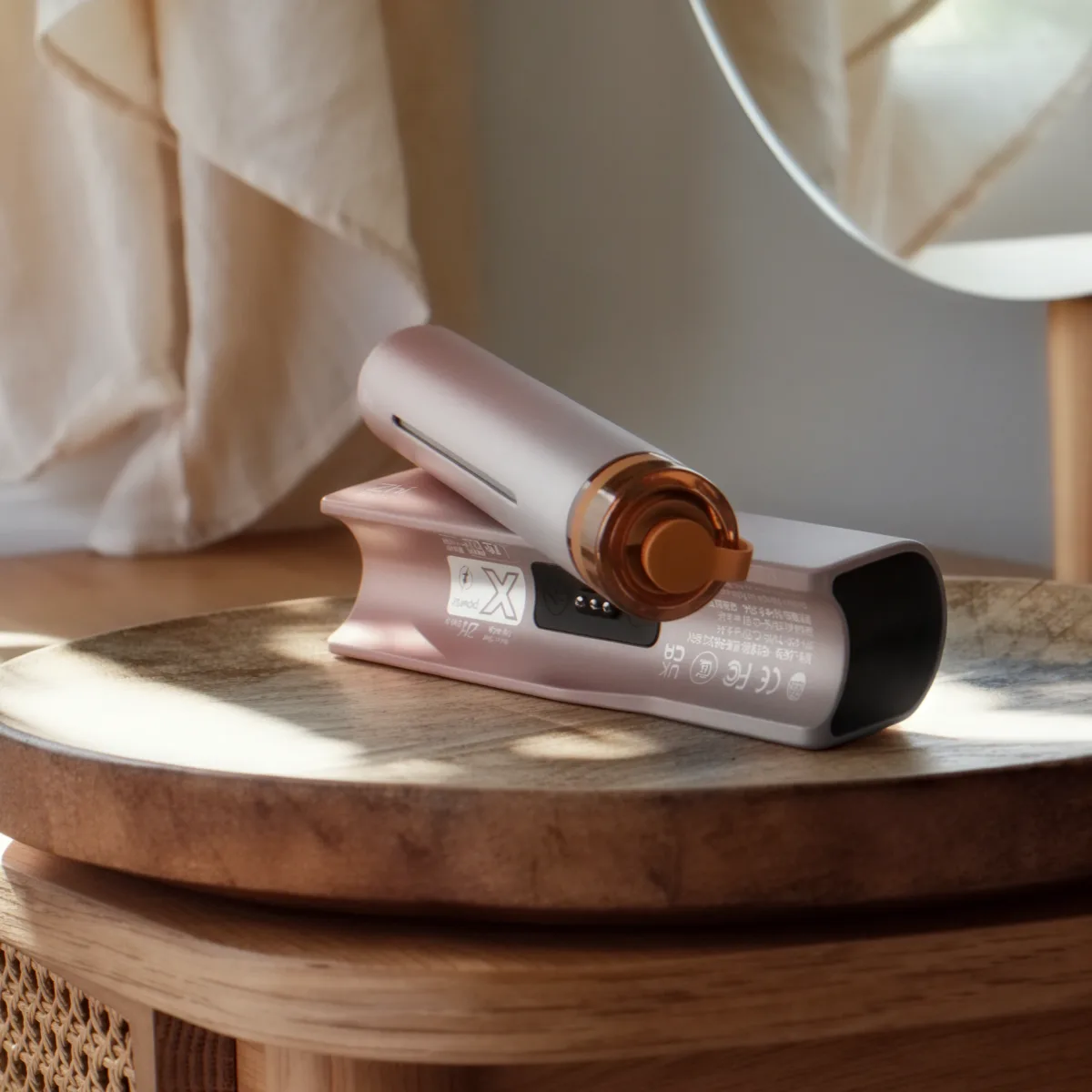 Zhithera Smart Portable Aromatherapy Waterless Nebulizing Diffuser – 3500mAh LED Rechargeable Essential Oil Diffuser (Cartridge included)
