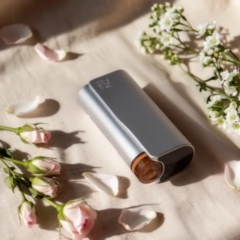 Zhithera Smart Portable Aromatherapy Waterless Nebulizing Diffuser – 3500mAh LED Rechargeable Essential Oil Diffuser (Cartridge included)