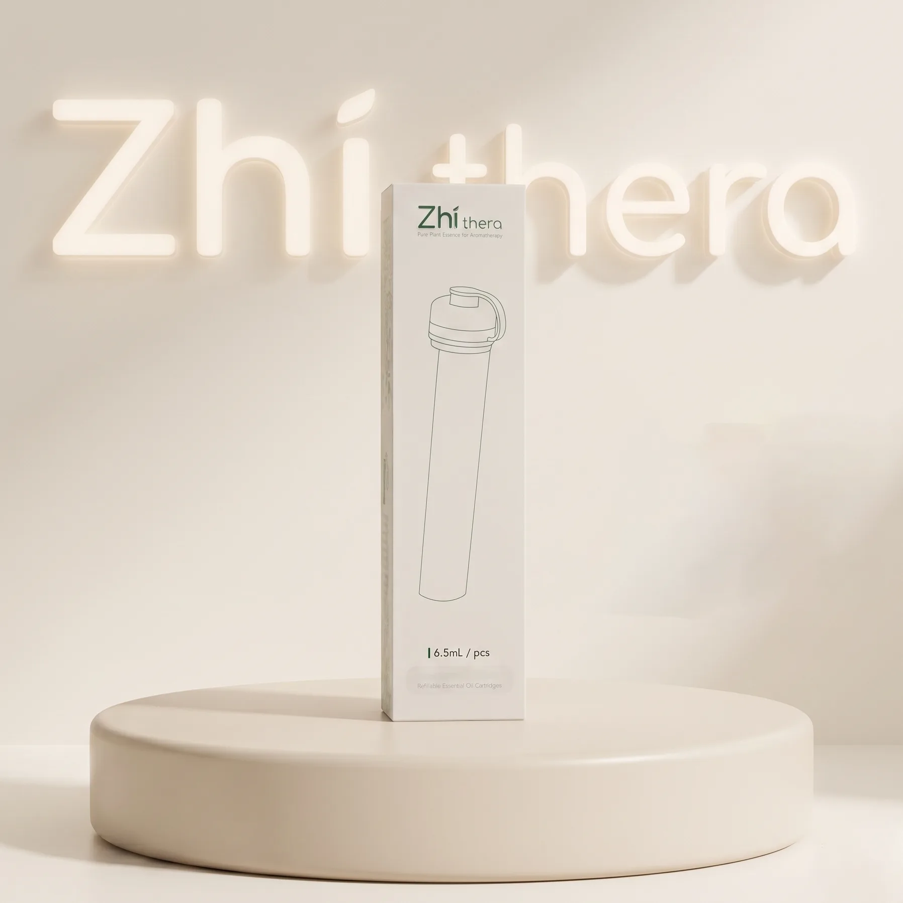 Zhithera refillable 6.5 ml oil cartridge for D1 and D1 Mini